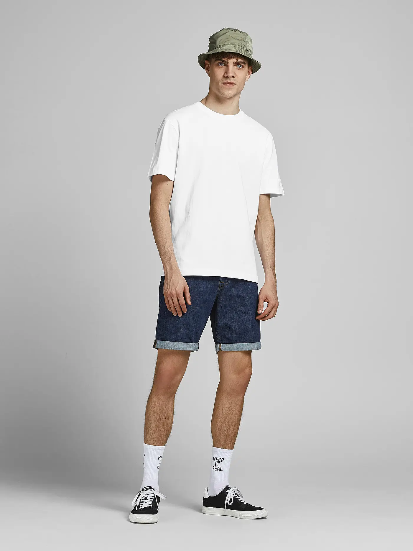 JACK & JONES | T-Shirt JJERELAXED | weiss